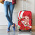 Singapore Luggage Cover The Merlion With Red Orchid - Wonder Print Shop