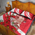 Singapore Quilt Bed Set The Merlion With Red Orchid - Wonder Print Shop