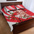 Singapore Quilt Bed Set The Merlion With Red Orchid - Wonder Print Shop