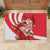 Singapore Rubber Doormat The Merlion With Red Orchid - Wonder Print Shop