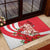 Singapore Rubber Doormat The Merlion With Red Orchid - Wonder Print Shop