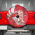 Singapore Spare Tire Cover The Merlion With Red Orchid - Wonder Print Shop