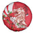 Singapore Spare Tire Cover The Merlion With Red Orchid - Wonder Print Shop