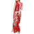 Singapore Tank Maxi Dress The Merlion With Red Orchid - Wonder Print Shop