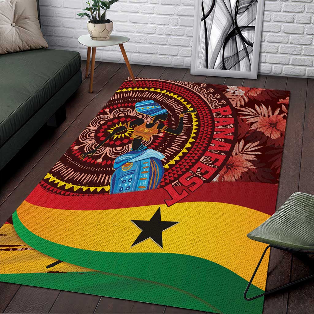 Panafest Area Rug Ghana Tropical African Pattern - Wonder Print Shop