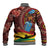 Panafest Baseball Jacket Ghana Tropical African Pattern - Wonder Print Shop