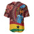 Panafest Baseball Jersey Ghana Tropical African Pattern - Wonder Print Shop