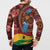 Panafest Button Sweatshirt Ghana Tropical African Pattern - Wonder Print Shop