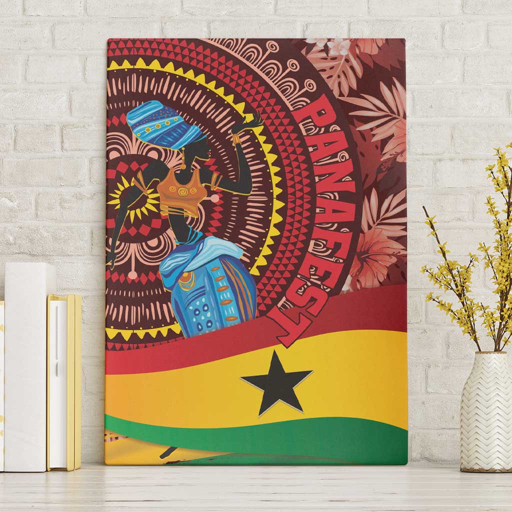 Panafest Canvas Wall Art Ghana Tropical African Pattern - Wonder Print Shop