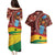 Panafest Couples Matching Puletasi and Hawaiian Shirt Ghana Tropical African Pattern - Wonder Print Shop