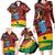 Panafest Family Matching Long Sleeve Bodycon Dress and Hawaiian Shirt Ghana Tropical African Pattern - Wonder Print Shop