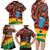 Panafest Family Matching Long Sleeve Bodycon Dress and Hawaiian Shirt Ghana Tropical African Pattern - Wonder Print Shop