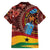 Panafest Family Matching Long Sleeve Bodycon Dress and Hawaiian Shirt Ghana Tropical African Pattern - Wonder Print Shop