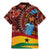 Panafest Family Matching Mermaid Dress and Hawaiian Shirt Ghana Tropical African Pattern - Wonder Print Shop