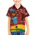 Panafest Family Matching Off Shoulder Short Dress and Hawaiian Shirt Ghana Tropical African Pattern - Wonder Print Shop