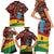 Panafest Family Matching Short Sleeve Bodycon Dress and Hawaiian Shirt Ghana Tropical African Pattern - Wonder Print Shop