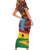 Panafest Family Matching Short Sleeve Bodycon Dress and Hawaiian Shirt Ghana Tropical African Pattern - Wonder Print Shop