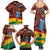 Panafest Family Matching Summer Maxi Dress and Hawaiian Shirt Ghana Tropical African Pattern - Wonder Print Shop