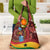 Panafest Grocery Bag Ghana Tropical African Pattern