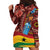 Panafest Hoodie Dress Ghana Tropical African Pattern - Wonder Print Shop