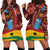 Panafest Hoodie Dress Ghana Tropical African Pattern - Wonder Print Shop