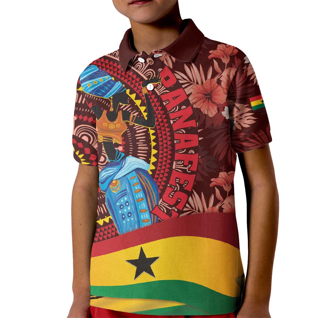 Panafest Kid Polo Shirt Ghana Tropical African Pattern - Wonder Print Shop