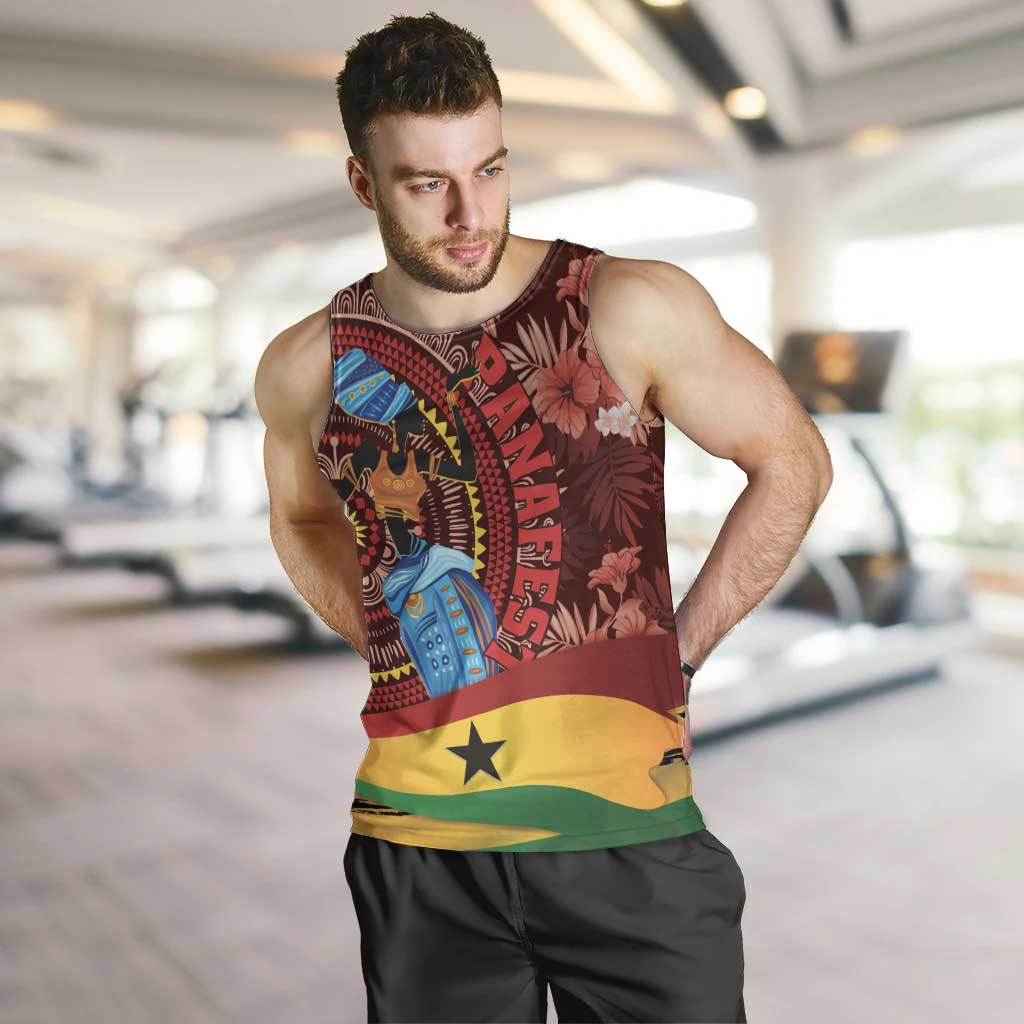 Panafest Men Tank Top Ghana Tropical African Pattern - Wonder Print Shop