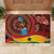 Panafest Rubber Doormat Ghana Tropical African Pattern - Wonder Print Shop