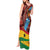 Panafest Tank Maxi Dress Ghana Tropical African Pattern - Wonder Print Shop