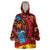 Panafest Wearable Blanket Hoodie Ghana Tropical African Pattern - Wonder Print Shop