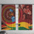 Panafest Window Curtain Ghana Tropical African Pattern - Wonder Print Shop