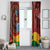 Panafest Window Curtain Ghana Tropical African Pattern - Wonder Print Shop