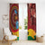 Panafest Window Curtain Ghana Tropical African Pattern - Wonder Print Shop