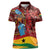 Panafest Women Polo Shirt Ghana Tropical African Pattern - Wonder Print Shop