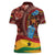 Panafest Women Polo Shirt Ghana Tropical African Pattern - Wonder Print Shop