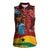 Panafest Women Sleeveless Polo Shirt Ghana Tropical African Pattern - Wonder Print Shop