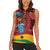 Panafest Women Sleeveless Polo Shirt Ghana Tropical African Pattern - Wonder Print Shop