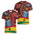 Panafest Women V-Neck T-Shirt Ghana Tropical African Pattern - Wonder Print Shop