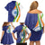 India Independence Day Family Matching Off Shoulder Short Dress and Hawaiian Shirt Mandala Paisley Floral - Wonder Print Shop