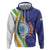 India Independence Day Hoodie Mandala Paisley Floral - Wonder Print Shop