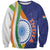 India Independence Day Sweatshirt Mandala Paisley Floral - Wonder Print Shop