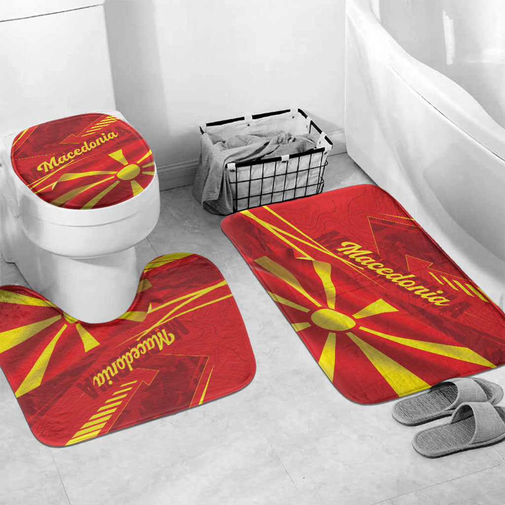 Macedonia Bathroom Set Flag Color Inspired