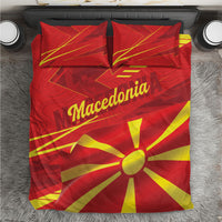 Macedonia Bedding Set Flag Color Inspired