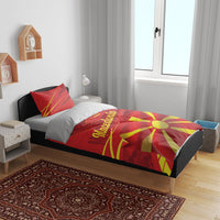 Macedonia Bedding Set Flag Color Inspired