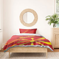 Macedonia Bedding Set Flag Color Inspired