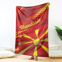 Macedonia Blanket Flag Color Inspired