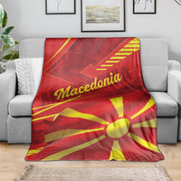 Macedonia Blanket Flag Color Inspired