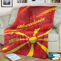 Macedonia Blanket Flag Color Inspired