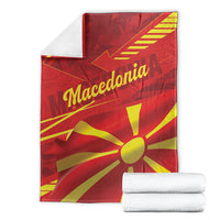 Macedonia Blanket Flag Color Inspired