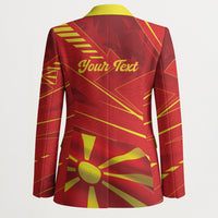 Personalised Macedonia Blazer Flag Color Inspired